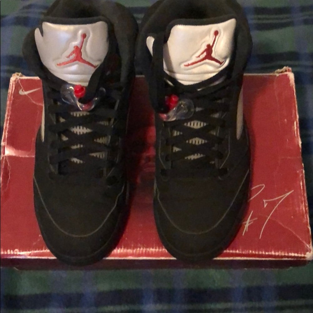 COPY - Air Jordan 5 Black/Metallic Size 10